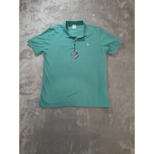 Brooks Bros Size L Polo Shirt Size XL Performance Orignal Fit Green Golf Casual